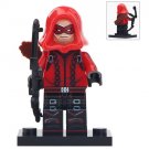 Minifigure Red Arrow Black-Red Suit DC Comics Super Heroes Lego compatible Building Blocks Toys