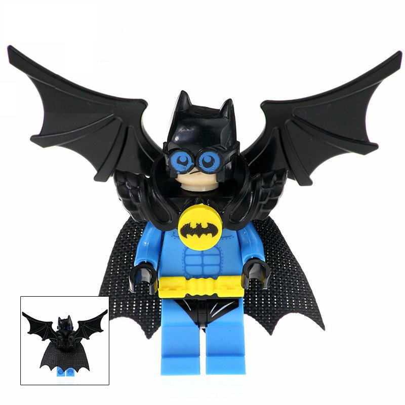 Minifigure Robin Batman Suit DC Comics Super Heroes Building Lego Blocks Toys