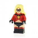 Minifigure Ms. Marvel Marvel Super Heroes Building Lego Blocks Toys