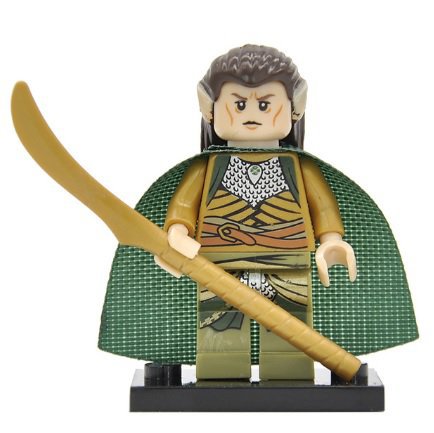 Minifigure Elrond Elf Lord of Rivendell Lord of the Rings Hobbit Building Lego Blocks Toys