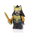 Minifigure Thorin Oakenshield Dwarf from Hobbit Lord of the Rings Building Lego Blocks Toys