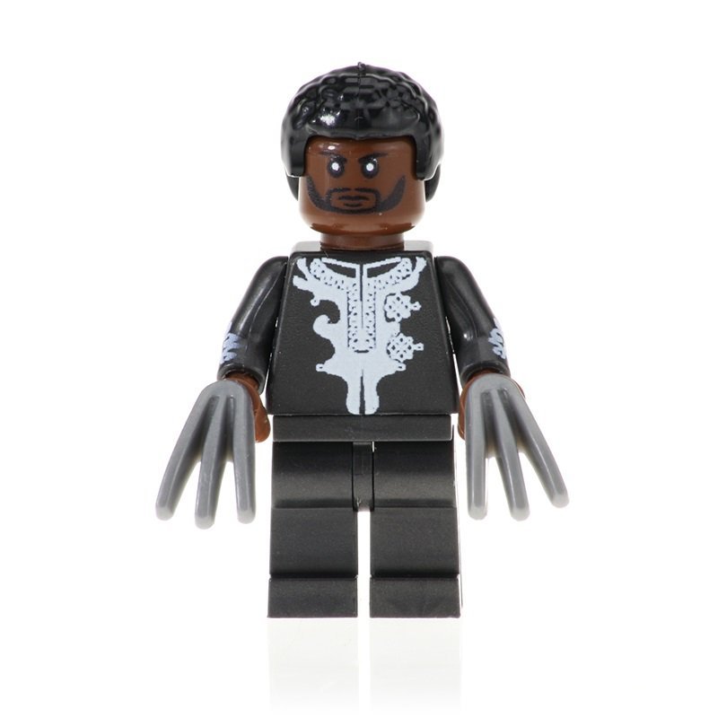 Minifigure T'challa Black Panther Marvel Super Heroes Building Lego Blocks Toys