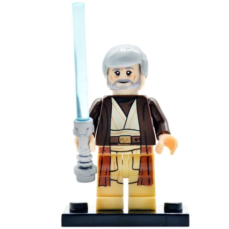 Minifigure Obi-Wan Kenobi Star Wars Building Lego Blocks Toys