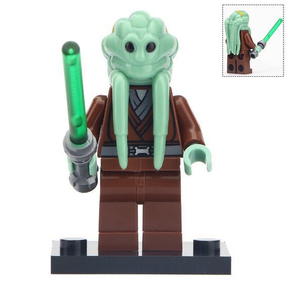 Minifigure Kit Fisto Star Wars Building Lego Blocks Toys