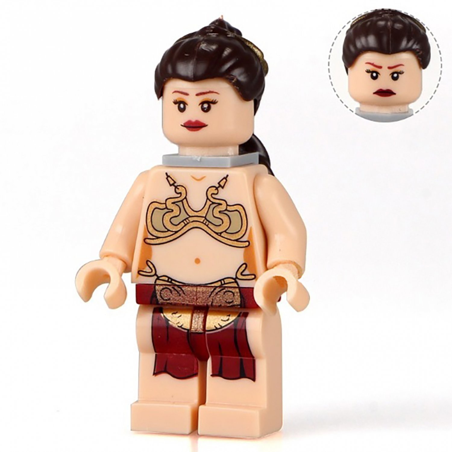 Minifigure Princess Leia Slave Suit Star Wars Building Lego compatible Blocks Toys