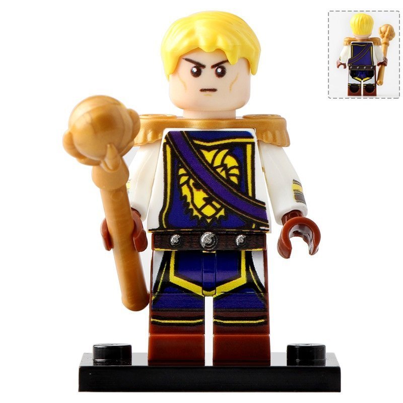 Minifigure Anduin Wrynn World of Warcraft Building Lego Blocks Toys