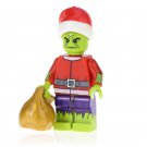 Minifigure Hulk Christmas Santa Suit Marvel Super Heroes Building Lego Blocks Toys