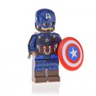 Minifigure Captain America Avengers Endgame Marvel Super Heroes Building Lego Compatible Blocks