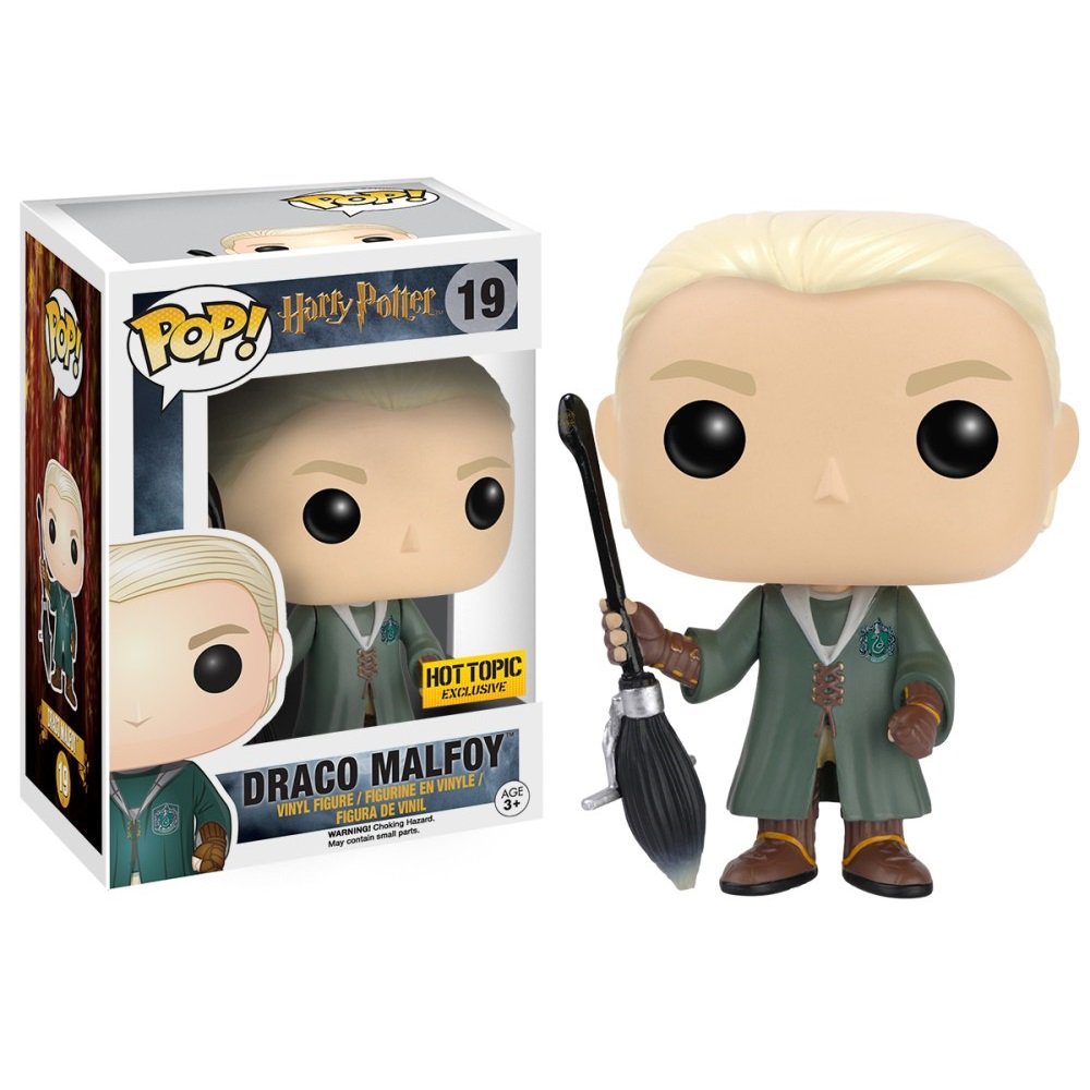 Funko POP! Draco Malfoy (Quidditch Robes) #19 Harry Potter Vinyl Action Figure Toys