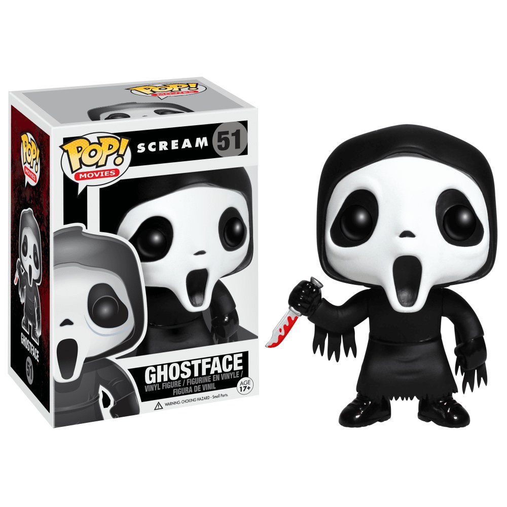Funko POP! Ghost Face #51 Scream Horror Movie Vinyl Action Figure Toys