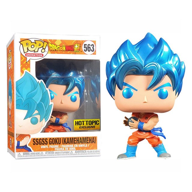 Funko POP! SSGSS Goku (Kamehameha) #563 Dragon Ball Z Vinyl Action Figure Toys