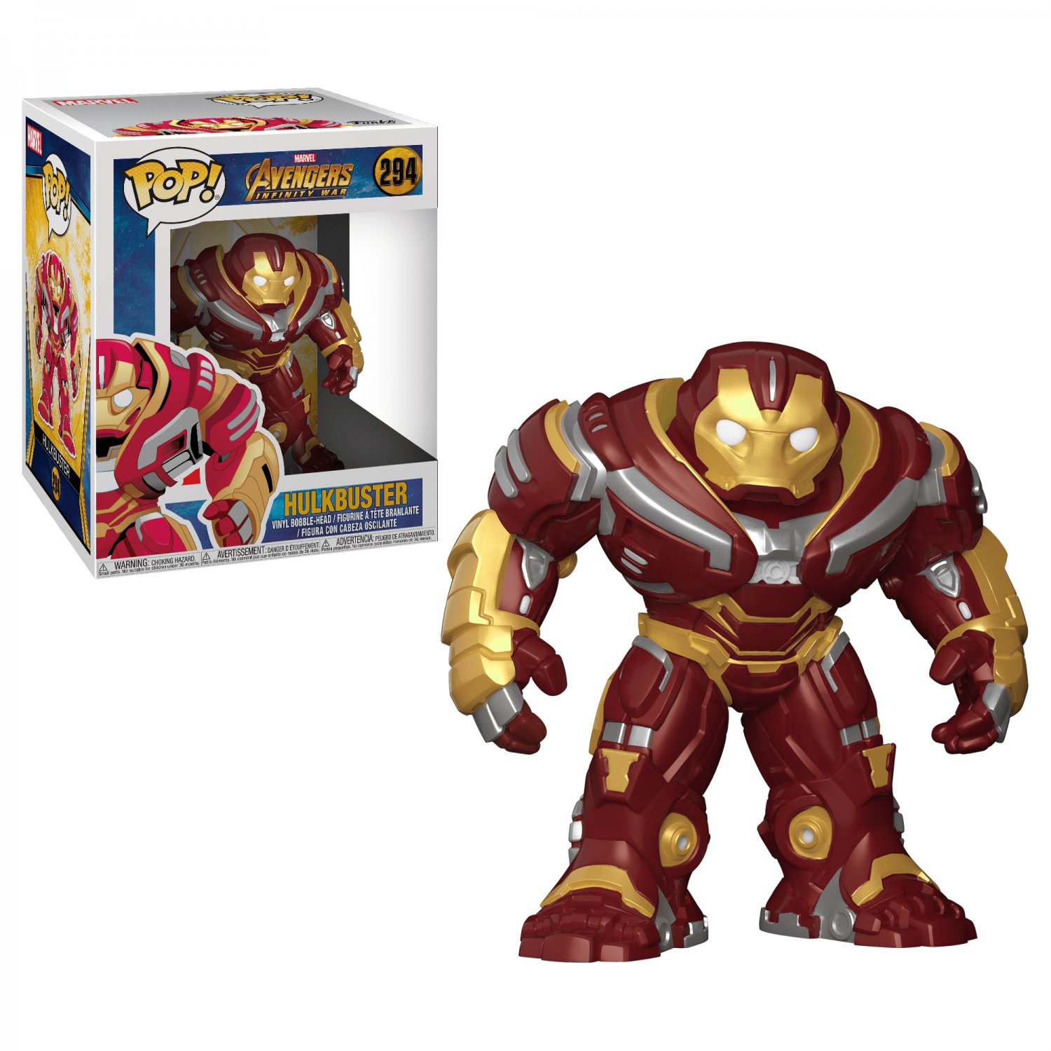 Funko POP! Hulkbuster #294 Avengers Infinity War Marvel Super Heroes Vinyl Action Figure Toys