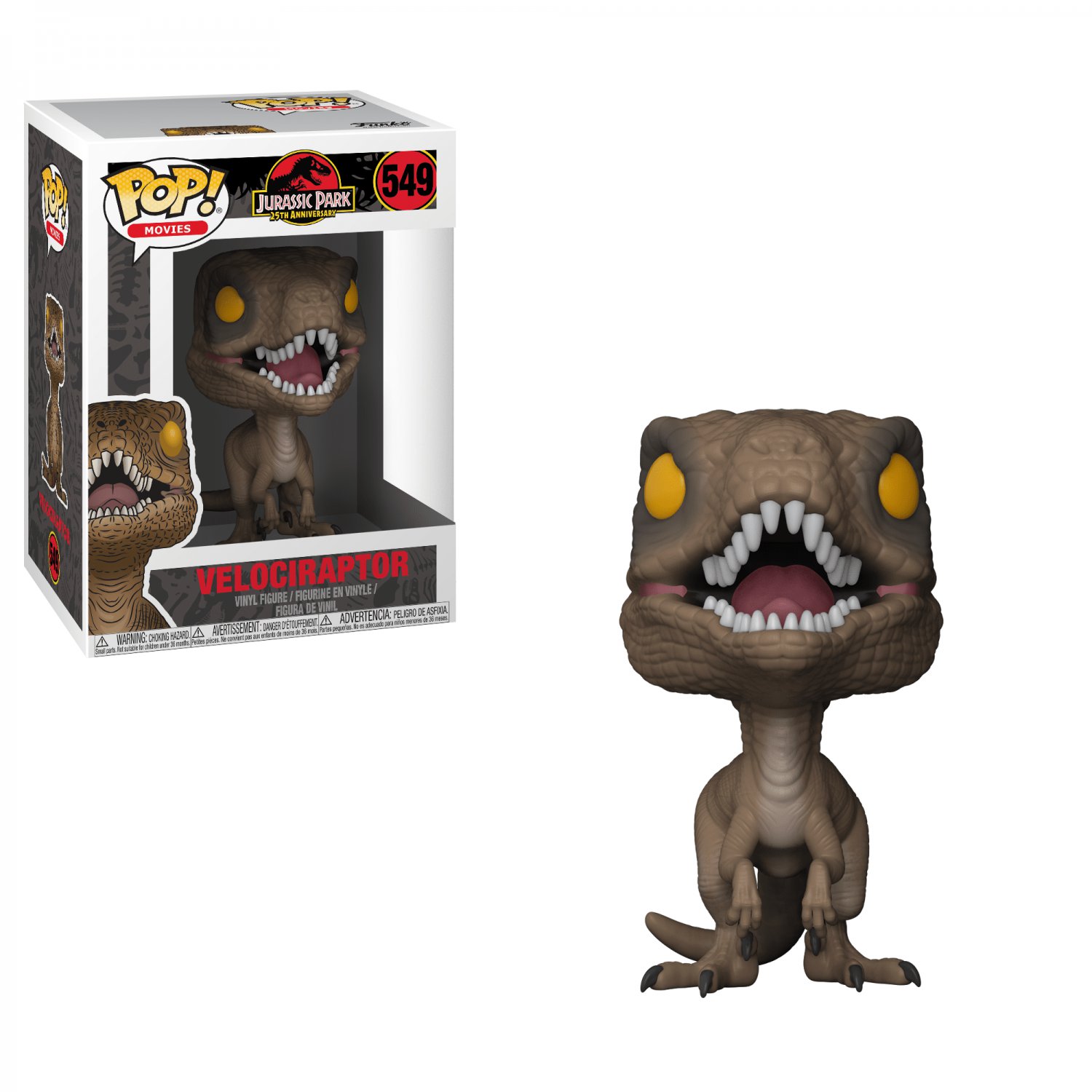 Funko POP! Velociraptor #549 Jurassic Park Vinyl Action Figure Toys