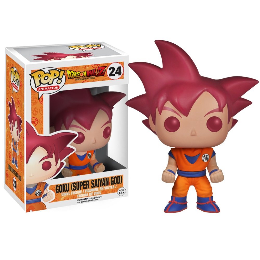Funko POP! Goku (Super Saiyan God) 24 Dragon Ball Z Vinyl Action Figure Toys