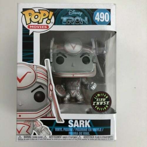 Sark Glow Chase Funko POP! #490 Tron Disney Movie Vinyl Figure Toys