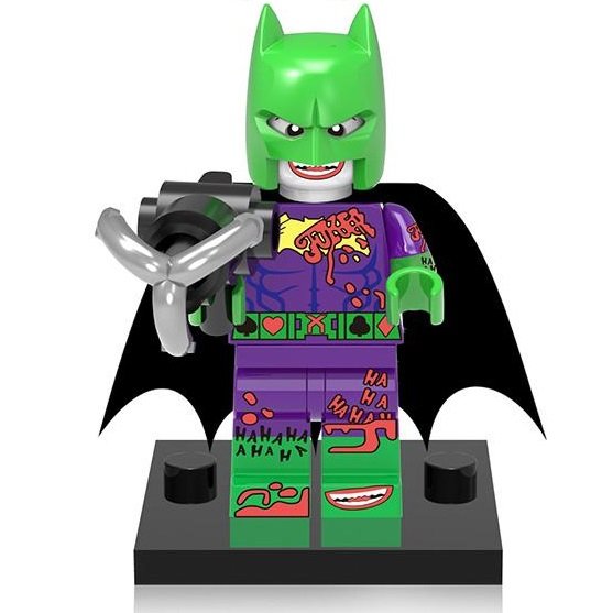 Batman Joker Style Minifigure DC Comics Super Heroes