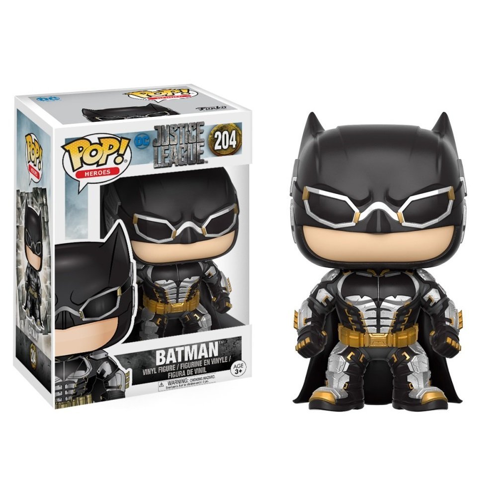 Funko POP! Batman (Tactical) #204 Justice League DC Comics Super Heroes ...