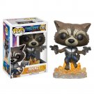 Funko POP! Rocket Raccoon #201 Guardians of the Galaxy Avengers Marvel Vinyl Action Figure Toys