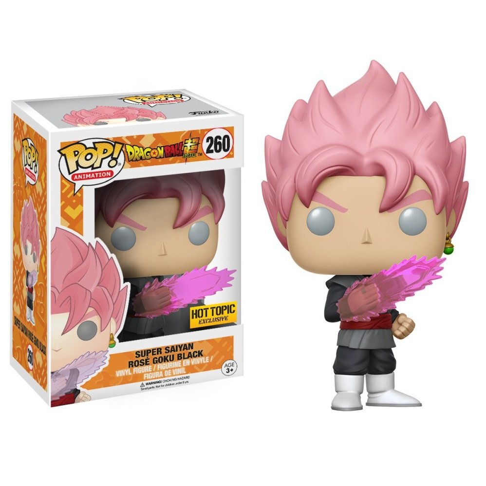 Funko POP! Super Saiyan Rose Goku Black #260 Dragon Ball Z Vinyl Action ...