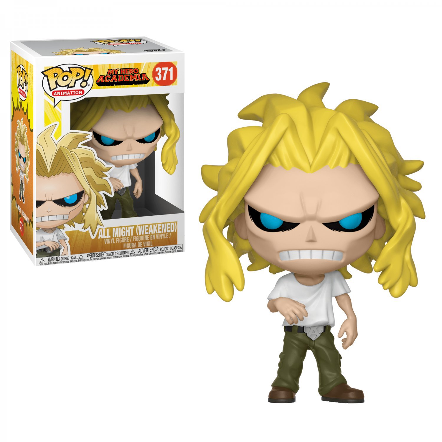 Funko POP! All Might (Weakened) #371 My Hero Academia Vinyl Action Figure Toys