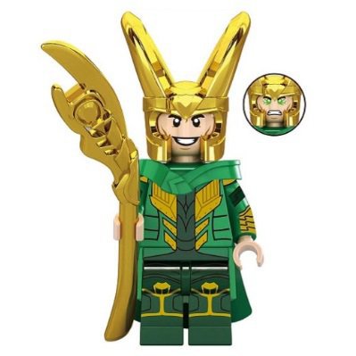Minifigure Loki Avengers Marvel Super Heroes Building Lego compatible Blocks Toys