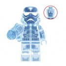 Minifigure Stormtrooper Crystal Transparent Star Wars Building Lego compatible Blocks Toys