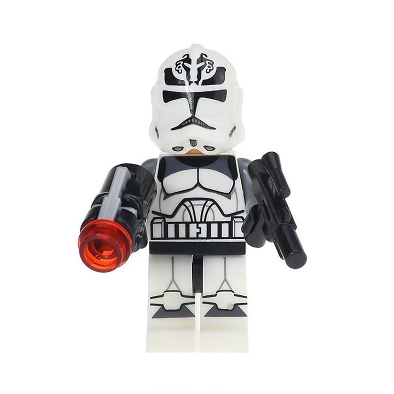 Lego Star Wars Wolf Pack Clone Trooper 75045 Minifigure Walmart Com