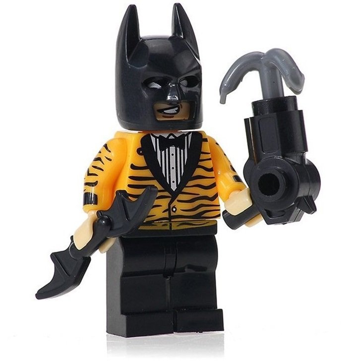 Batman Tiger Dress Minifigure DC Comics Super Heroes Lego compatible Blocks