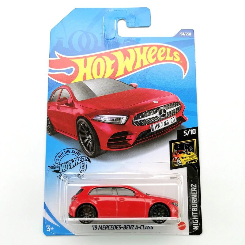 2020 Hot Wheels 19 Mercedes-Benz A-Class Nightburnerz 5/10 194/250 Car Toys Model 1:64
