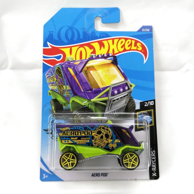 2020 Hot Wheels Aero Pod X-Raycers 2/10 21/250 Car Toys Model 1:64