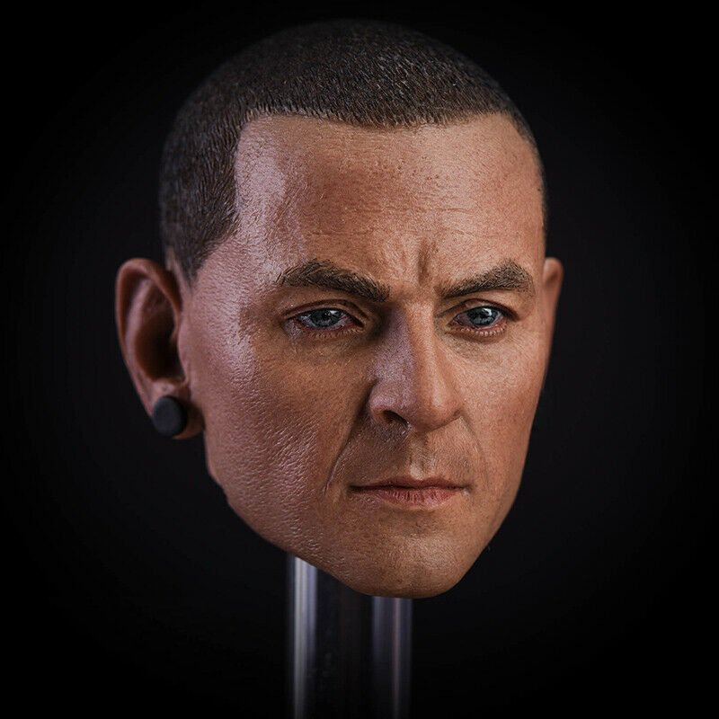 1/6 Chester Bennington Head Linkin Park Music Alternative for 1/12 Action Figures Toys Hobby Games