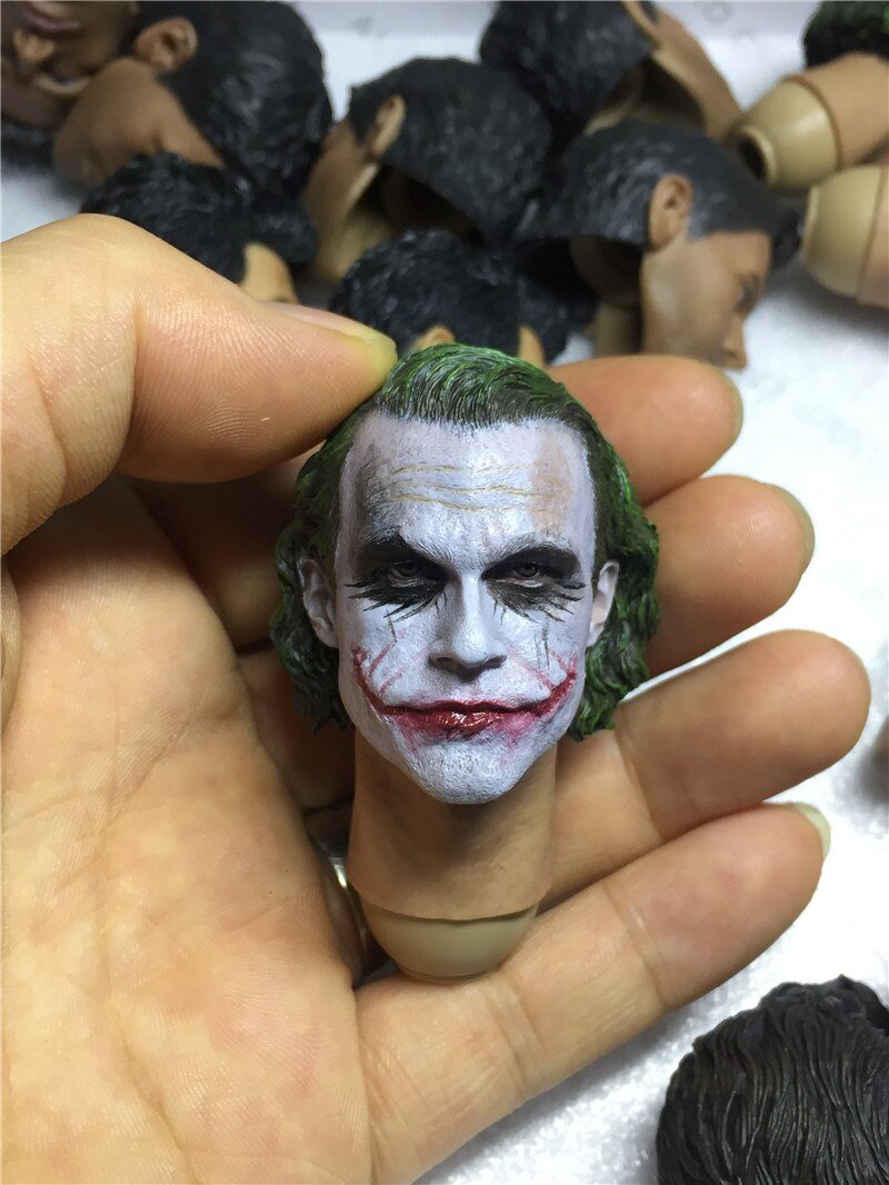 1/6 Joker Head DC Comics Super Heroes for 1/12 Action Figures Toys Hobby Games