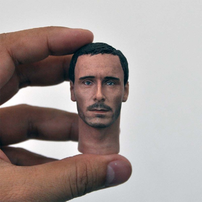 1/6 Michael Fassbender Head for 1/12 Action Figures Toys Hobby