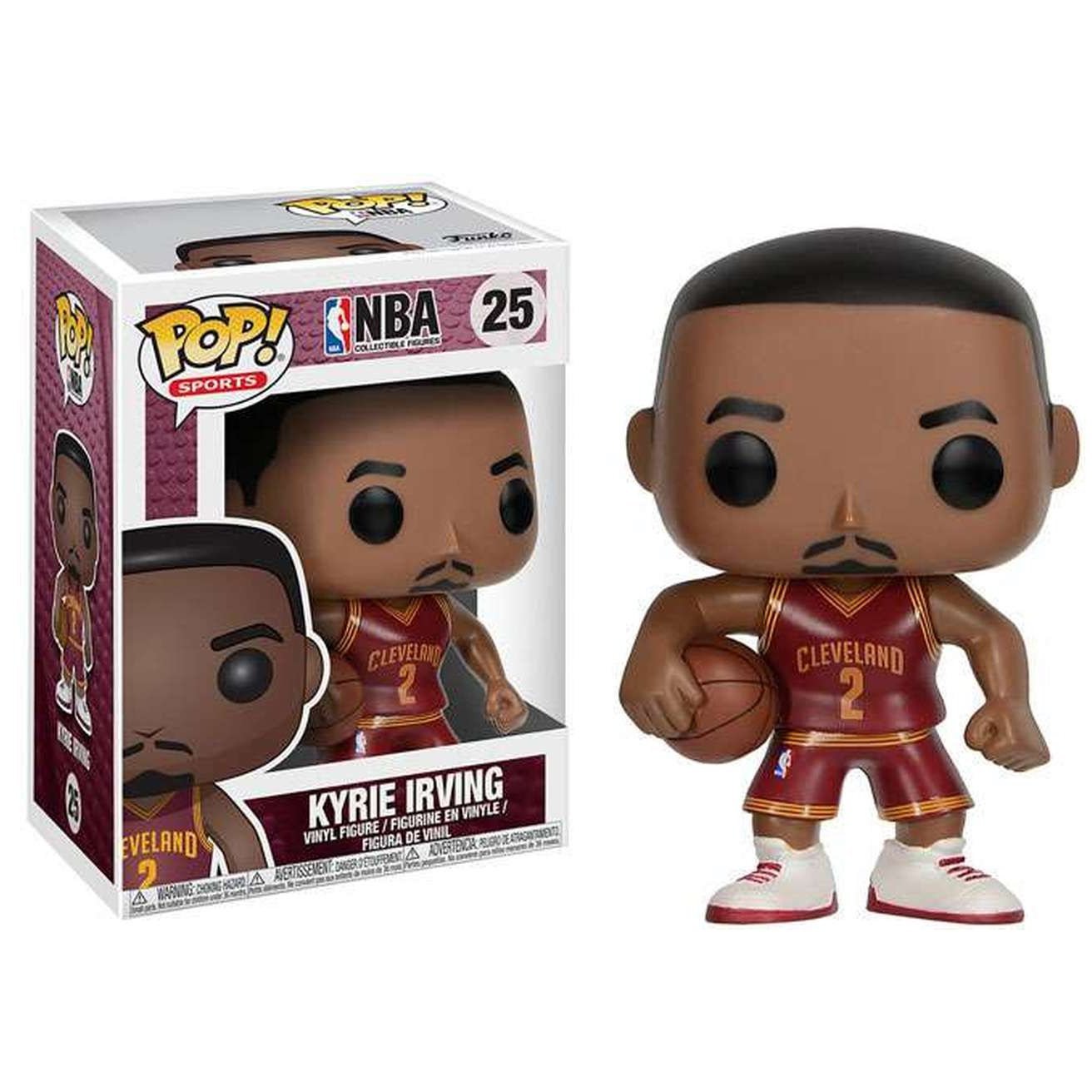 Funko POP! Kyrie Irving #25 Cleveland Cavaliers NBA Basketball Vinyl Action Figure Toys