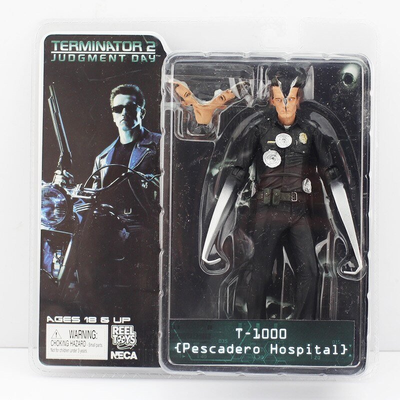 NECA T-1000 Pescadero Hospital Terminator 2 Judgment Day Action Figure Toys