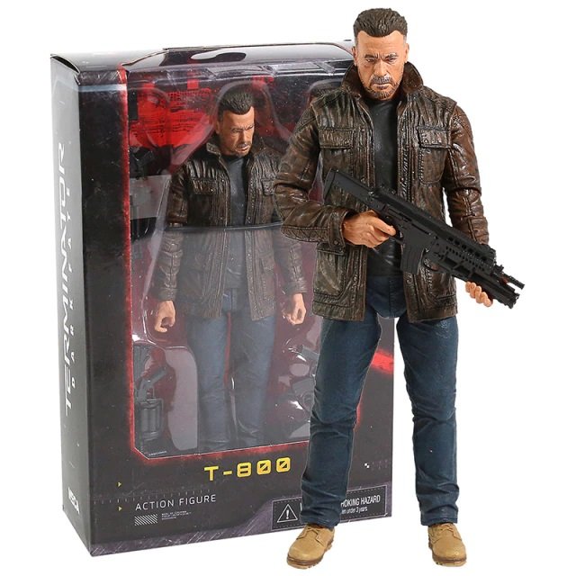 NECA T-800 Terminator Dark Fate Arnold Schwarzenegger Action Figure Toys
