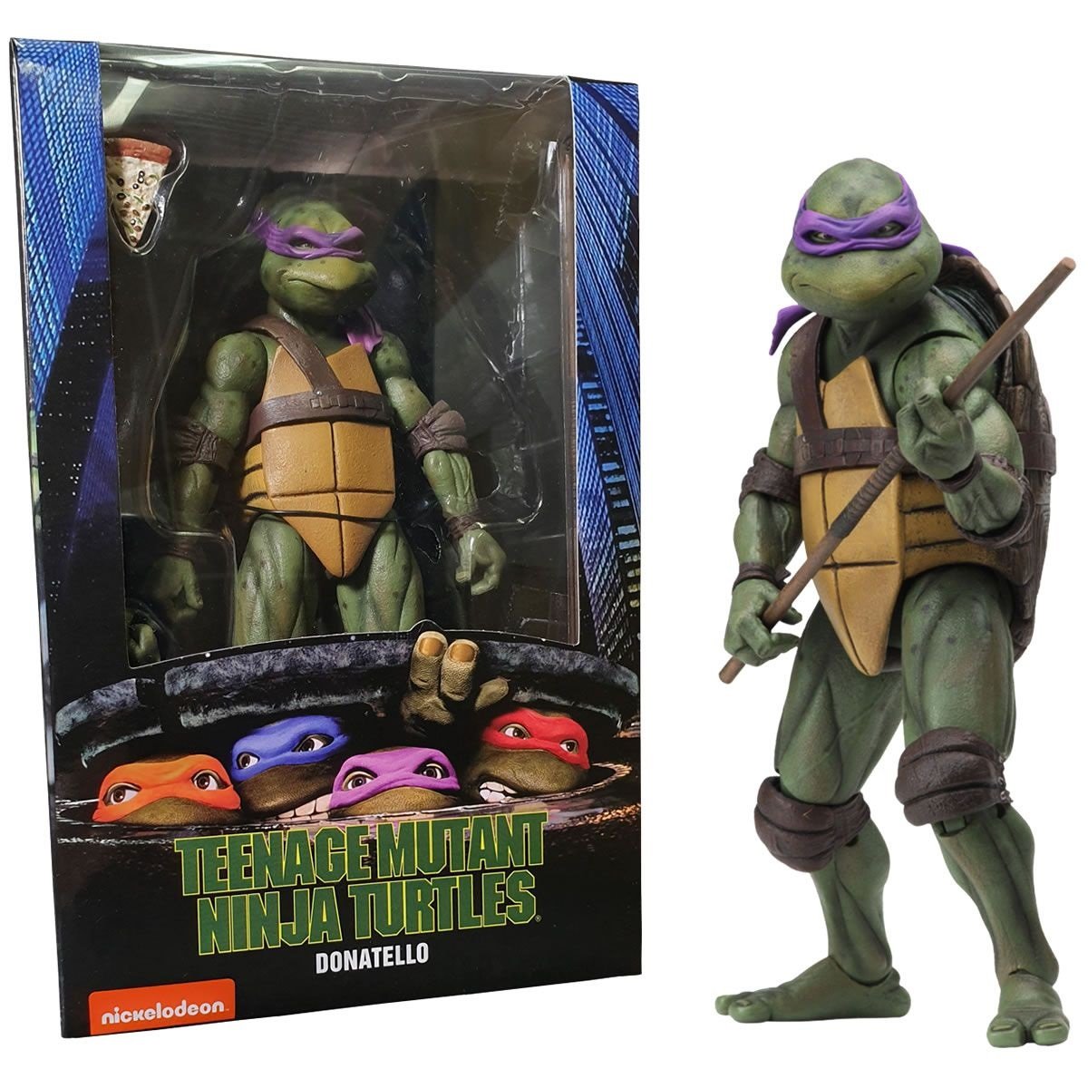 NECA Donatello Teenage Mutant Ninja Turtles TMNT 1990 Movie Action Figure Toys