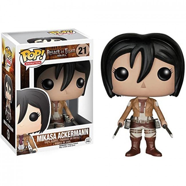 Funko POP! Mikasa Ackerman #21 Attack On Titan Anime Manga Movie Vinyl Action Figure Toys