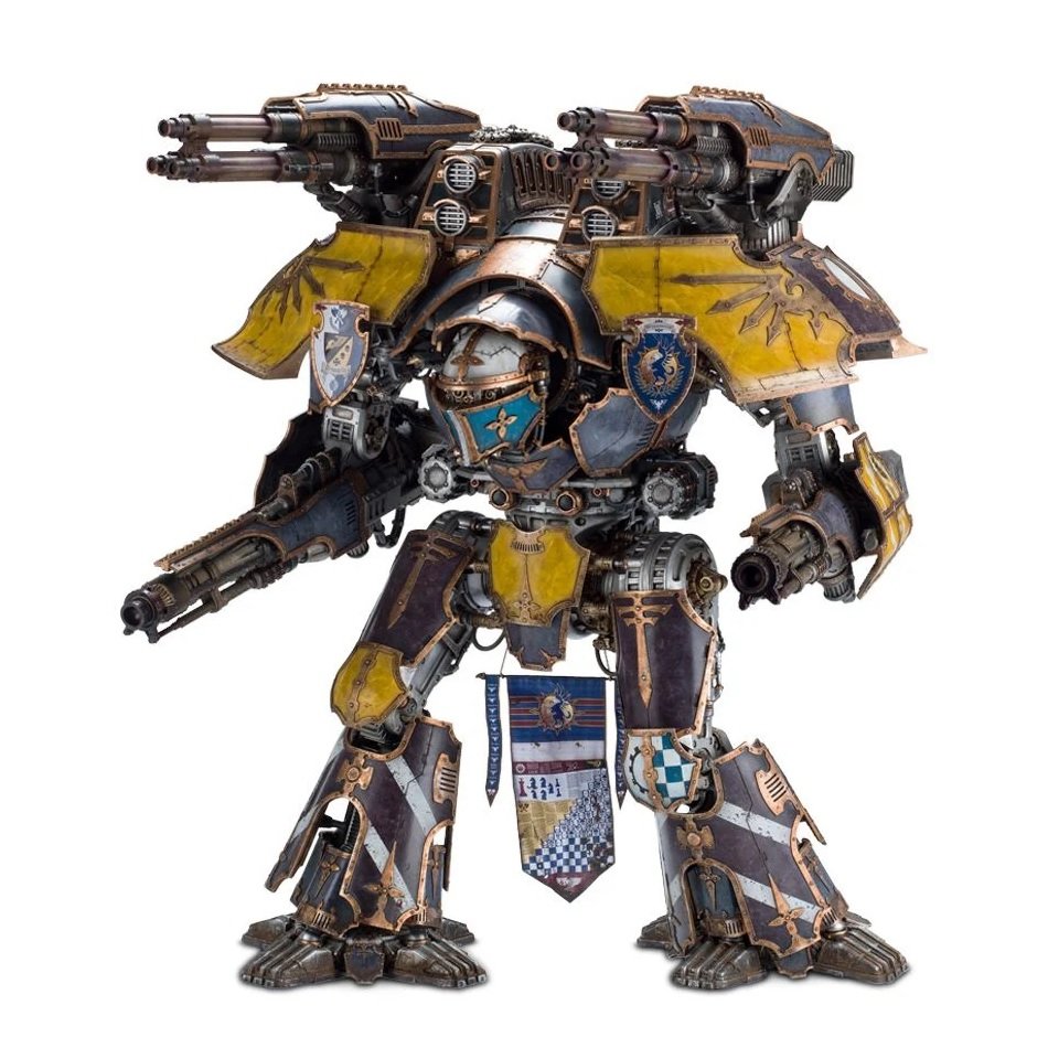 1pcs Mars-Alpha Pattern Warlord Titan Imperial Guards Warhammer 40k Forge World Action Figures Toys