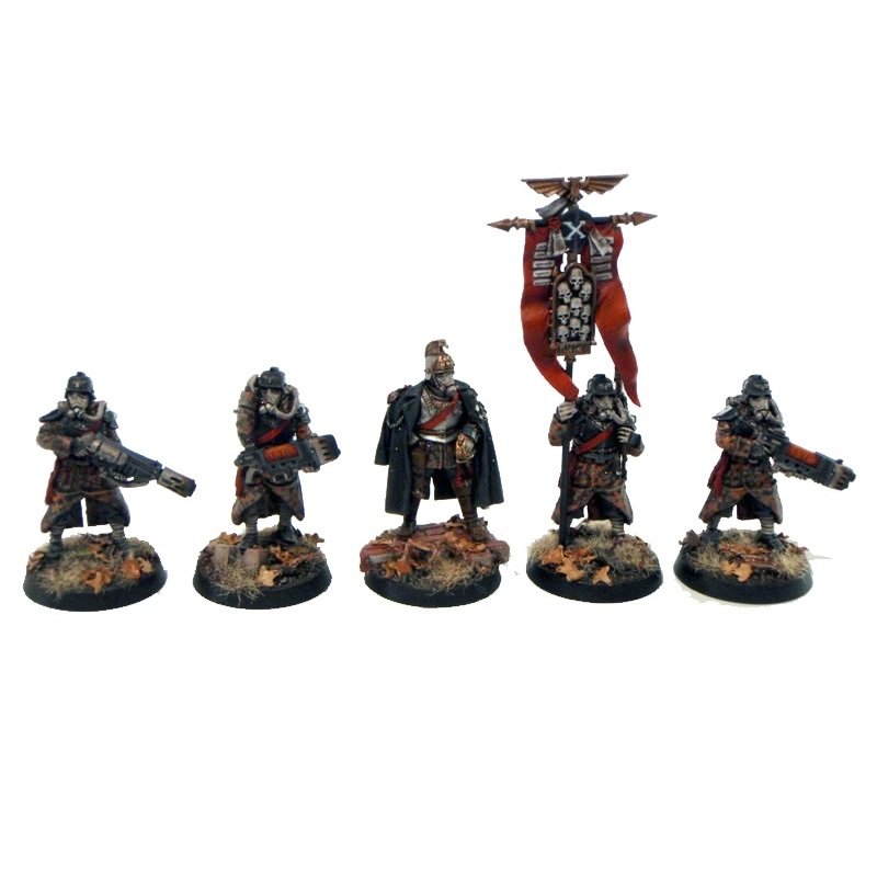 5pcs Death Korps of Krieg Command HQ Squad Astra Militarum Imperial ...