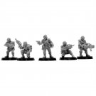 5pcs Elysian Command Squad HQ Astra Militarum Imperial Guard Army Warhammer 40k Forge World Figures