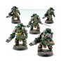 5pcs Pyroclasts Squad Legion Salamanders Space Marine Warhammer 40k Forge World Figures Toys Games