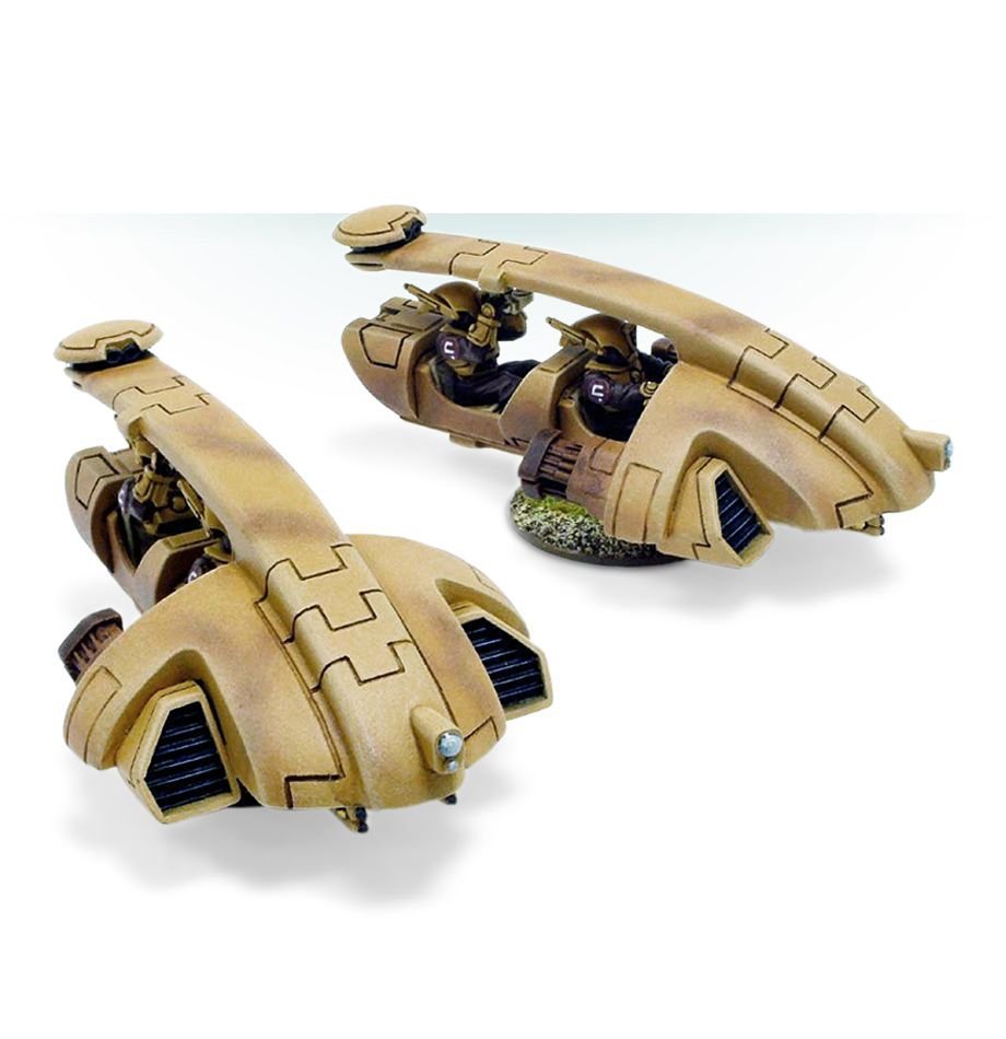 2pcs Pathfinder Tetras Scout Speeder Tau Empire Warhammer 40k Forge World Figures Toys Games