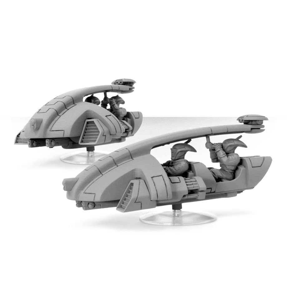 2pcs Pathfinder Tetras Scout Speeder Tau Empire Warhammer 40k Forge ...