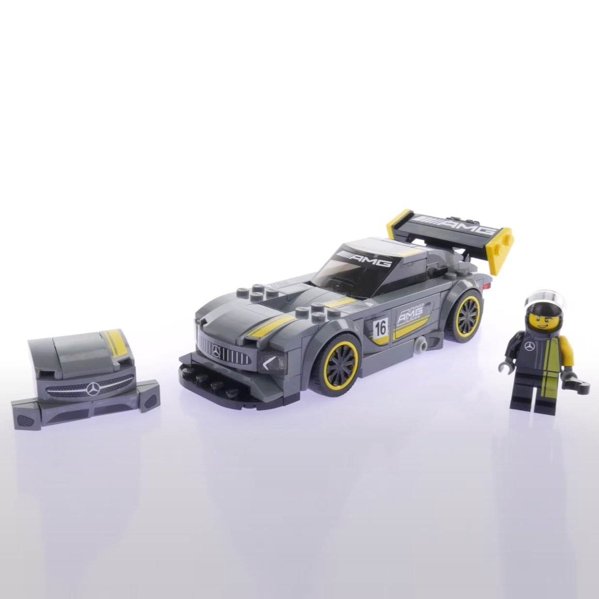 Mercedes-AMG GT3 Speed Champions Building Blocks Toys Compatible 75877 Lego Lepin Bela 10779 28003