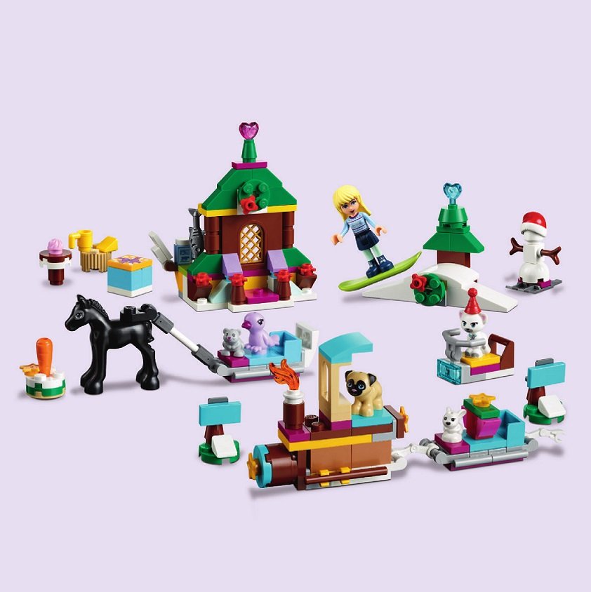 Advent Calendar Friends Building Blocks Compatible 41326 Lego Lepin King Bela Lele 01041