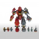 Fire Stone Mech Ninjago Building Blocks Toys Compatible 71720 Lego Lepin King Bela Lele 11555 7182