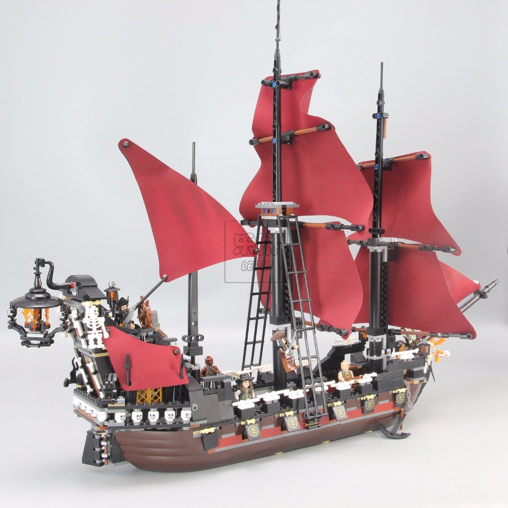 Queen Annes Revenge Pirates Of The Caribbean Blocks Compatible 4195 Lego Lepin King 16009 180047 1483