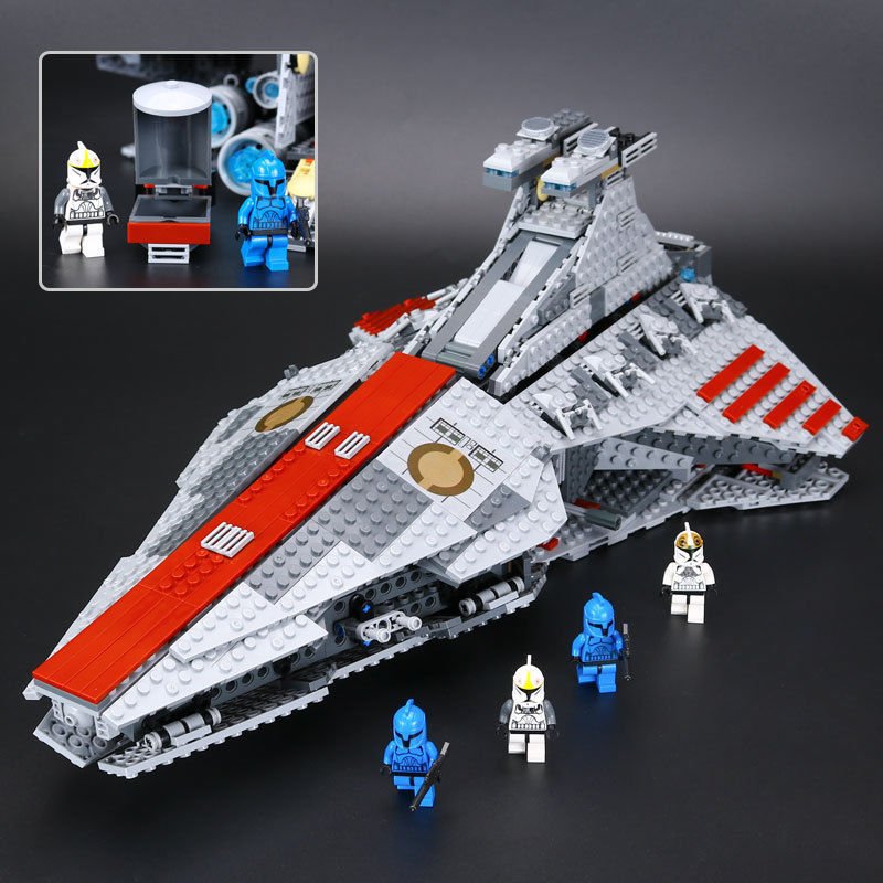 Venator Class Republic Attack Cruiser Star Wars Blocks Compatible 8039 Lego Lepin King 05042 81044