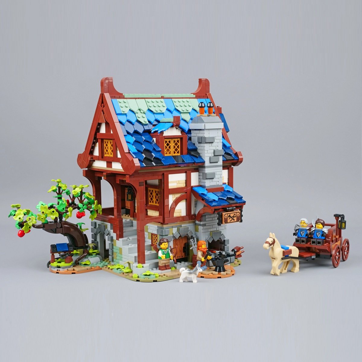 Medieval Blacksmith Ideas Building Blocks Compatible 21325 Lego Lepin ...